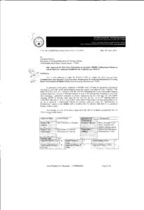 AICTE Approval-LOA-2014-15